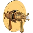 thumbnail image 1 of Perrin And Rowe U.Tga44w1lsp Georgian Era Two Function Thermostatic Valve Trim Only - Gold, 1 of 1