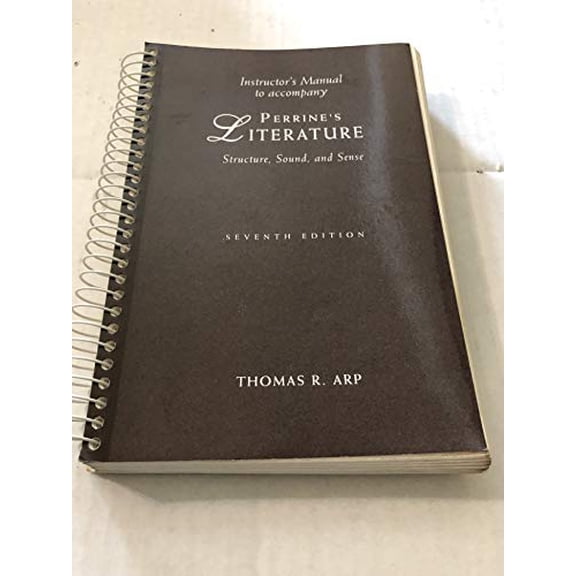 Pre-Owned Perrine's Literature Structure, Sound and Sense (Paperback) 0155038230 9780155038233
