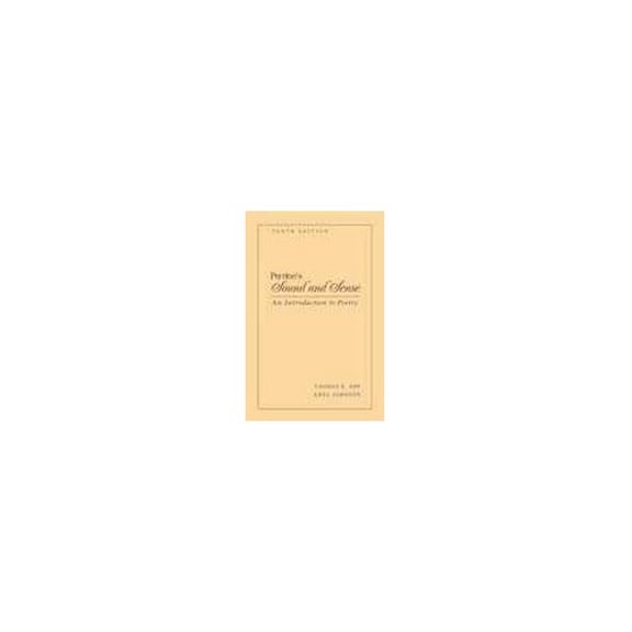 Pre-Owned Perrine's Sound and Sense: An Introduction to Poetry (Paperback) 0155073966 9780155073968