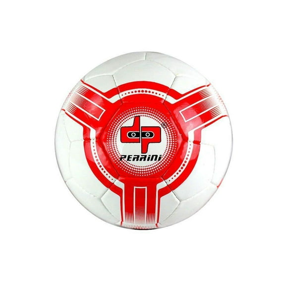 Perrini Futsal Ball White Red Low Bounce Football Official Size 4 8304