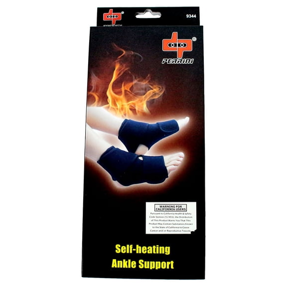 Perrini Tourmaline Self-Heating Physical Therapy Unisex Ankle Support Brace