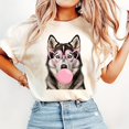 thumbnail image 1 of Perro Husky Huskiberiano, Malamute De Alaska, Mamá Husky, mia De San Vaín Pomsky, Rega1lo Para Amantes De Perros, Sublón De Husky49, 1 of 6