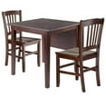 thumbnail image 1 of Perrone Drop Leaf Dining Table with Slat Back Chair Set - 3 Piece, 1 of 1