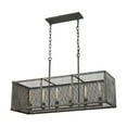 thumbnail image 1 of Elk Lighting Perry 6 Light Kitchen Island Pendant in Malted Rust, 1 of 2