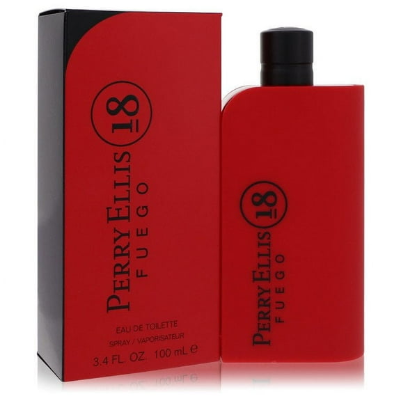 Perry Ellis 18 Fuego by Perry Ellis Eau De Toilette Cologne Spray 3.4 oz for Male