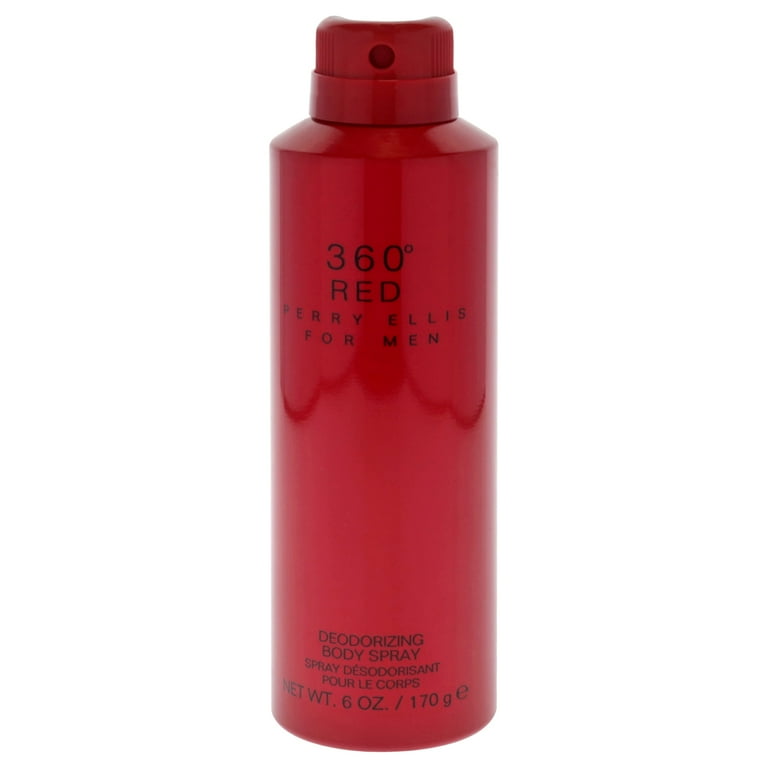 Perry Ellis 360 Red , 6 oz Body Spray - Walmart.com