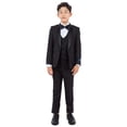 thumbnail image 1 of Perry Ellis Boy's 5pc Solid Tuxedo, 1 of 1