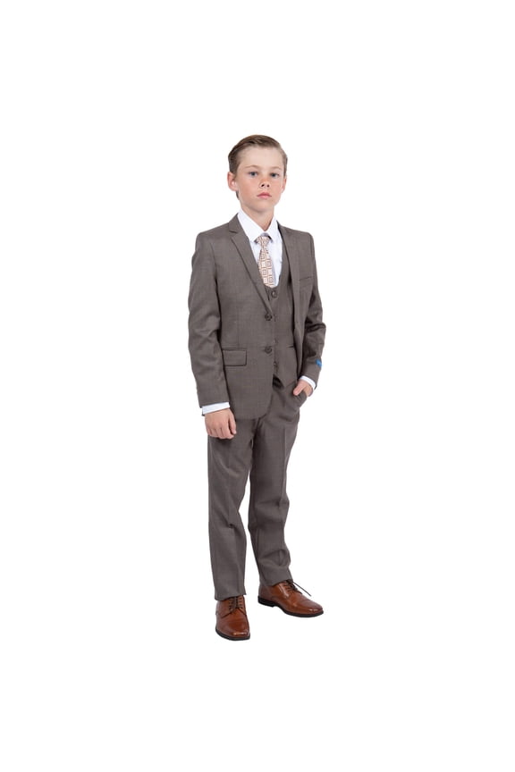 Perry Ellis Boy's Sharkskin 5pc Suit