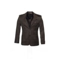 thumbnail image 1 of Perry Ellis Brown 2 Button Sport Coat Sports Jacket, Size 40 Short, 1 of 8