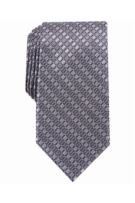 GREY Men's Nascarella Grid Tie, US One Size