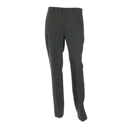 Perry Ellis Gray Flat Front Dress Pants | Size 36x32