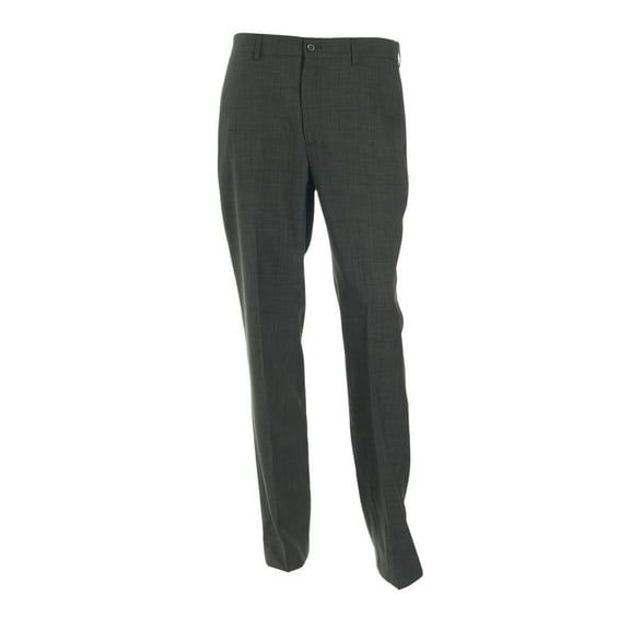 Perry Ellis Gray Flat Front Dress Pants | Size 36x32