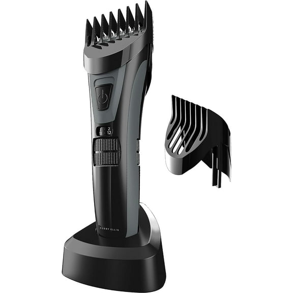 PERRY ELLIS Precision Hair & Beard Trimmer for Men, Cordless Shaver with Charging Stand