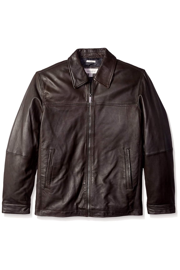 Lambskin Open Bottom Leather Jacket