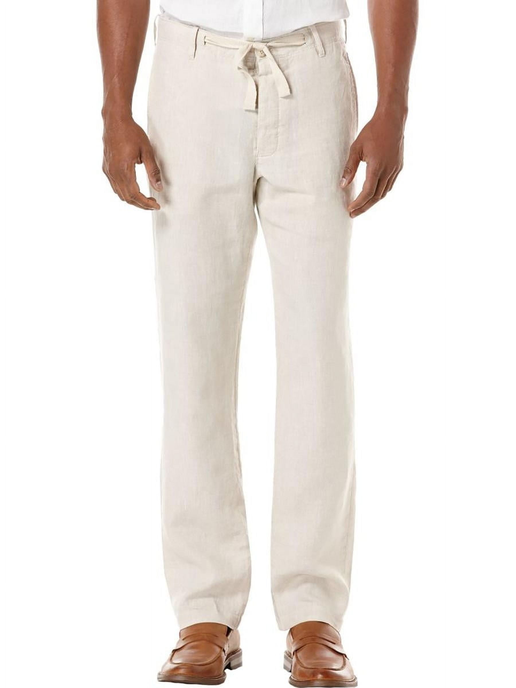 Perry Ellis Linen Drawstring Pant