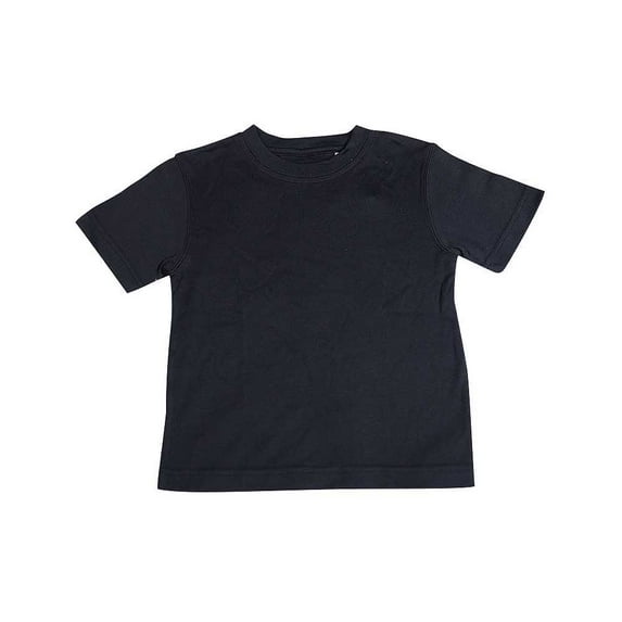 Perry Ellis - Little Boys Short Sleeved Ribbed Tee 10193-4 (BLACK)