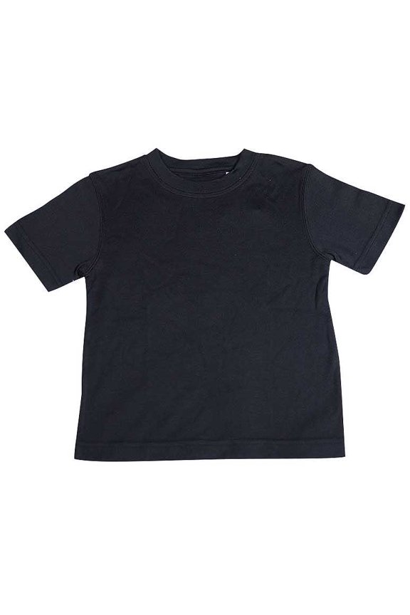- Little Boys Short Sleeved Ribbed Tee 10193-4 (BLACK)