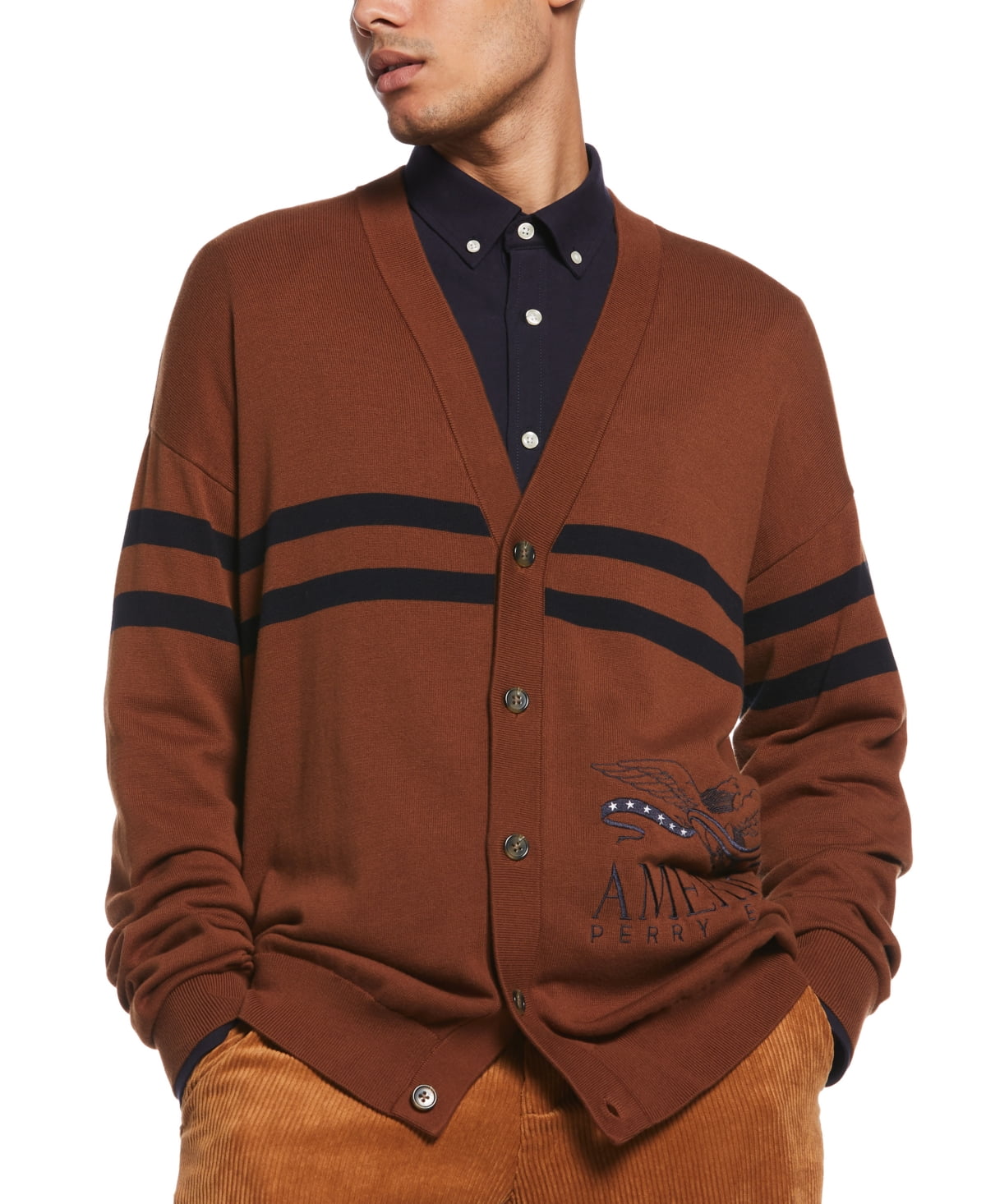 Perry ellis men's cardigan hotsell
