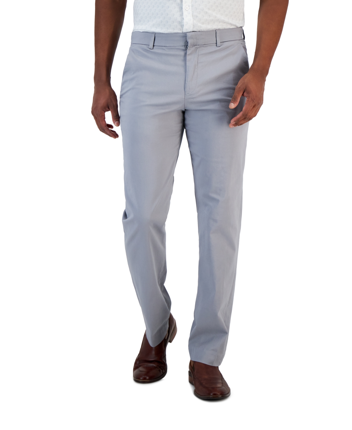 Perry Ellis Men's Essentials Slim Fit Dress Pants Gray Size 32X32 -  Walmart.com