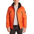 thumbnail image 1 of Perry Ellis Men's Light Weight Tech Puffer Orange Orange Size XL, 1 of 3