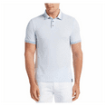 thumbnail image 1 of Perry Ellis Men's Ombre Collar Pique Short Sleeve Polo Shirt In Ballad Blue, XL, 1 of 2