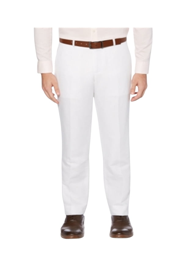 Men's Portfolio Modern-Fit Linen/Cotton Dress Pants 36 / 30 White