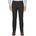 thumbnail image 1 of Perry Ellis Men's Portfolio Slim Fit Tonal Plaid Dress Pants Port Red Size 34X32, 1 of 3