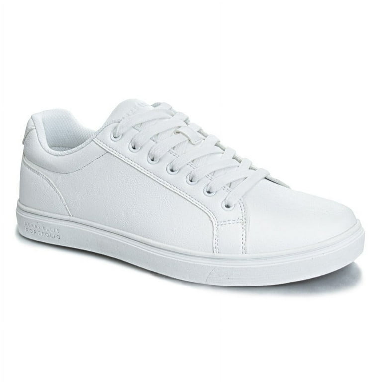 Perry Ellis Boys Portfolio Sneakers Lightweight Ultra Foam Sole Non Slip Sole All Day Comfort White Size 3 Walmart