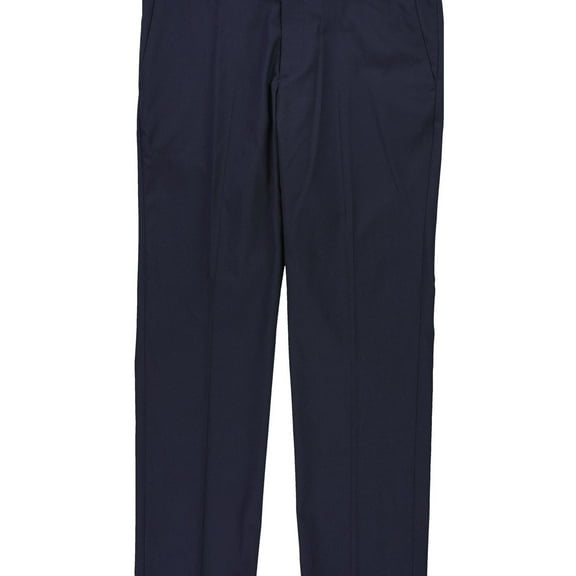 Perry Ellis Mens Stretch Casual Trouser Pants, Blue, 36W x 32L