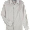 thumbnail image 1 of Perry Ellis Mens Classic-Fit Button Up Shirt, White, Small, 1 of 2