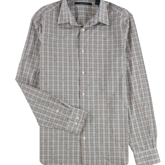 Perry Ellis Mens Edmundo Button Up Shirt, Multicoloured, Small
