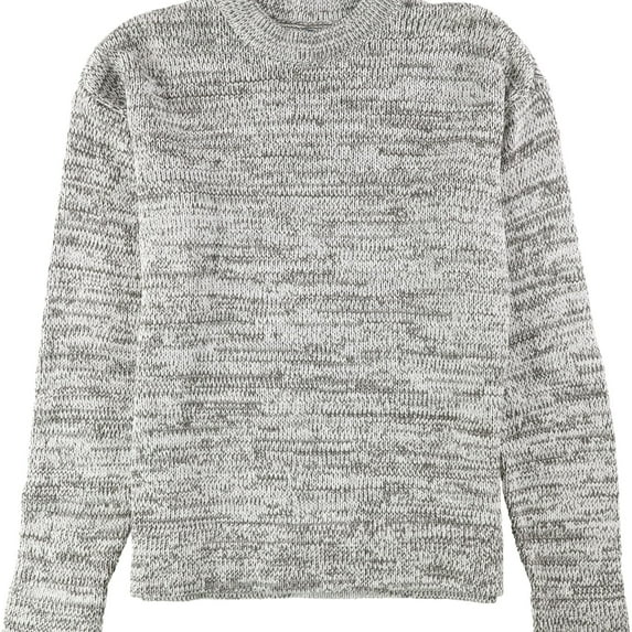 Perry Ellis Mens LS Bradley Pullover Sweater, Grey, Small