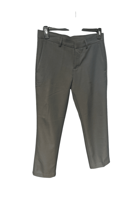 Mens Modern fit Dress Pants 31 / 30 Charcoal Grey Solid Stretch