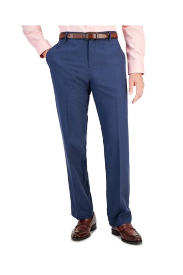 slim fit dress slacks Classic Fit Solid Stretch Suit Pant  Perry Ellis