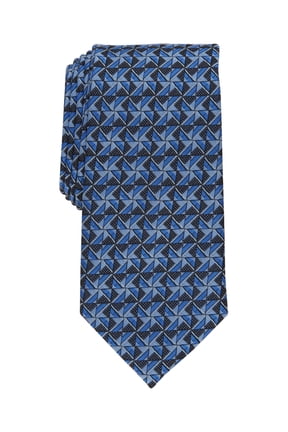 Mens Necktie Levant Blue Geometric Tie