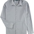 thumbnail image 1 of Perry Ellis Mens Non Iron Button Up Shirt, Blue, XX-Large, 1 of 2