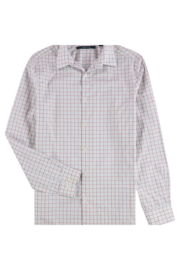 Mens Non Iron Button Up Shirt, Multicoloured, Small