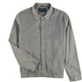 thumbnail image 1 of Perry Ellis Mens Nylon Bomber Jacket, Grey, X-Large, 1 of 2