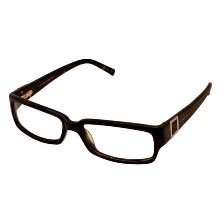 Perry Ellis Mens Ophthalmic Eyeglass Rectangle Plastic Frame 290 Dark Demi 52mm