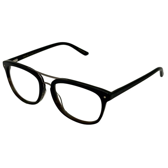 Perry Ellis Mens Dark Grey Fade Eyeglass Square Plastic Frame 392 53mm