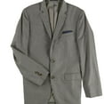 thumbnail image 1 of Perry Ellis Mens Slim-Fit Portfolio Two Button Blazer Jacket, Brown, 46 Regular, 1 of 2