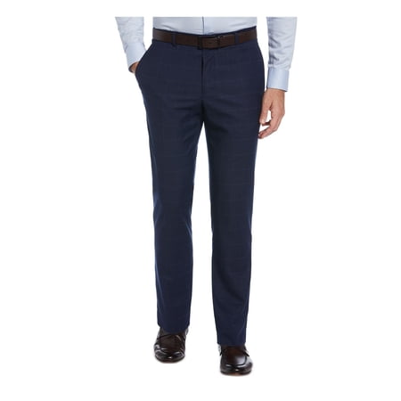 Perry Ellis Mens Slim Fit Stretch Dress Pants