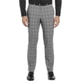 thumbnail image 1 of Perry Ellis Mens Slim-Fit Subtle Check Dress Pants 34W X 29L Smoked Pearl - NWT, 1 of 2