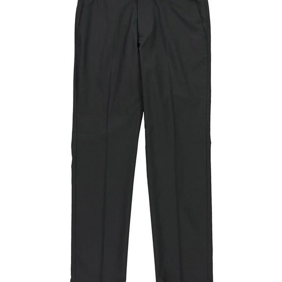 Perry Ellis Mens Stretch Casual Trouser Pants, Grey, 36W x 29L