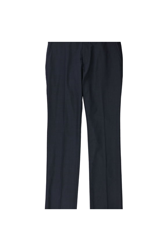 Mens Tonal Dress Pants Slacks, Blue, 32W x UnfinishedL