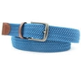 thumbnail image 1 of Perry Ellis Mens Webbed Woven Belt, Blue, 30-32, 1 of 1