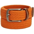 thumbnail image 1 of Perry Ellis Mens Webbed Woven Belt, Orange, 30-32, 1 of 1