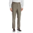 thumbnail image 1 of Perry Ellis NEW Brown Mens Size 33x32 Textured Flat Front Dress Pants, 1 of 3