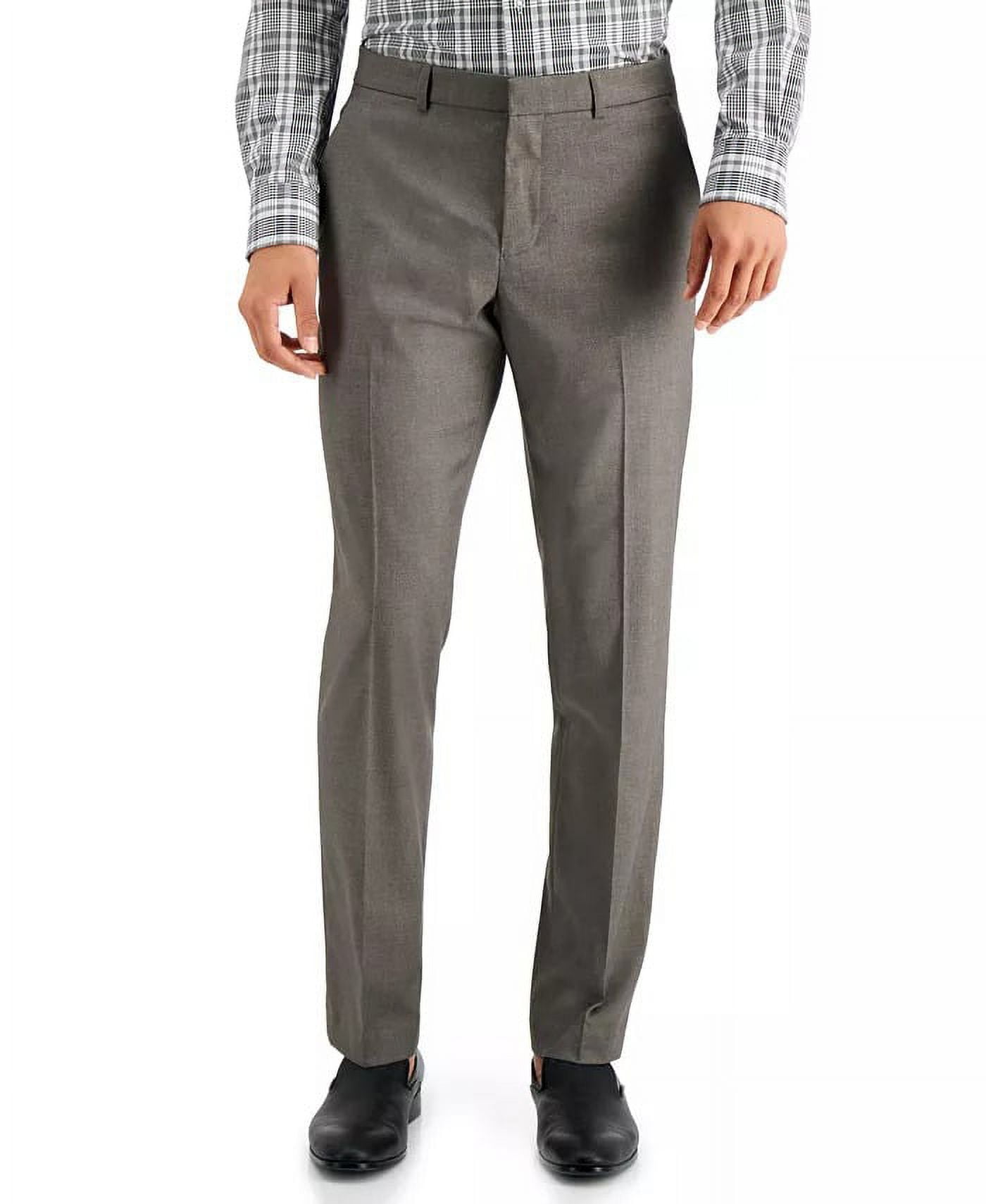 Perry Ellis Portfolio MAJOR BROWN Men's Slim-Fit Non-Iron Pants, US 38Wx29L Perry Ellis Portfolio MAJOR BROWN Men's Slim-Fit Non-Iron Pants, US 38Wx29L