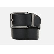 Perry Ellis Portfolio Mens Halfmoon Belt - Black